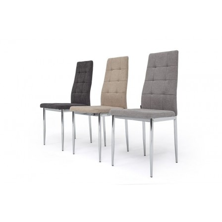 SILLA COMEDOR KARMA TAPIZADA VARIOS COLORES