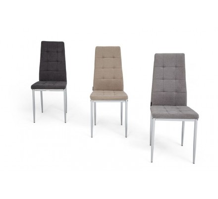 SILLA COMEDOR KARMA TAPIZADA VARIOS COLORES