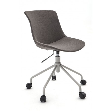 SILLA OFICINA MODELO LEO TAPIZADO VARIOS COLORES