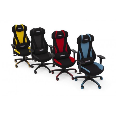 SILLÓN OFICINA GAMER MODELO I-POWER TAPIZADO VARIOS COLORES