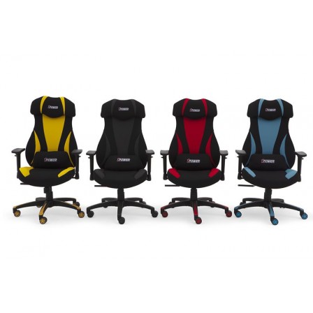 SILLÓN OFICINA GAMER MODELO I-POWER TAPIZADO VARIOS COLORES