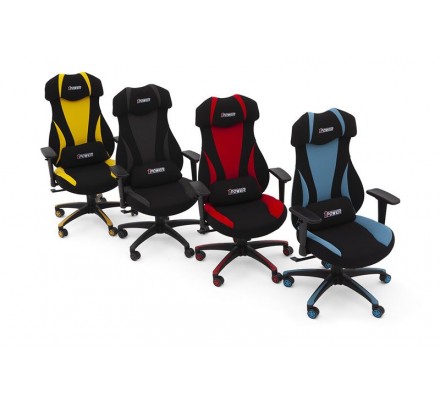 SILLÓN OFICINA GAMER MODELO I-POWER TAPIZADO VARIOS COLORES