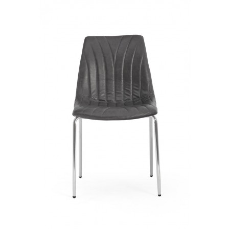 SILLA COMEDOR RIPLY ECOCUERO VARIOS COLORES