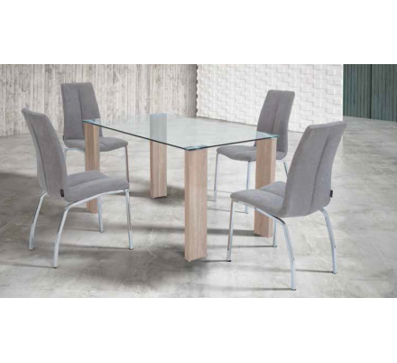 SILLA COMEDOR EROS TAPIZADA VARIOS COLORES