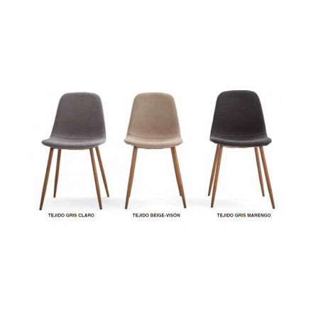 SILLA COMEDOR GIO TAPIZADA VARIOS COLORES