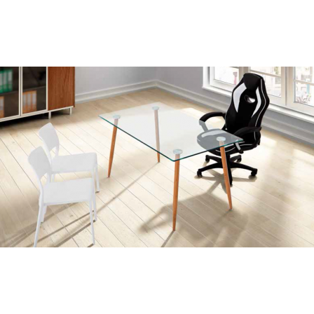 SILLÓN OFICINA GAMER MODELO HAMILTON ECOPIEL VARIOS COLORES