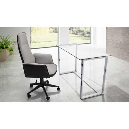 SILLA OFICINA MODELO PLATTÓN TAPIZADA VARIOS COLORES