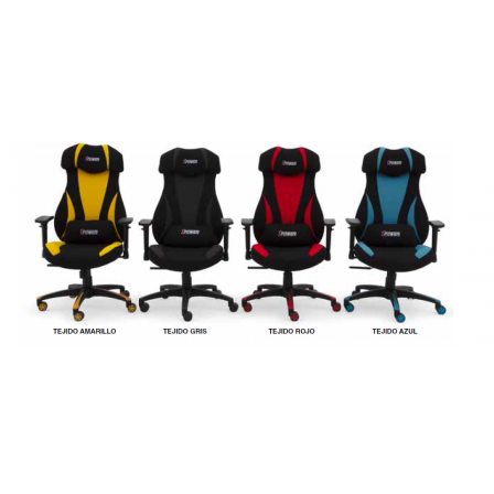 SILLÓN OFICINA GAMER MODELO I-POWER TAPIZADO VARIOS COLORES