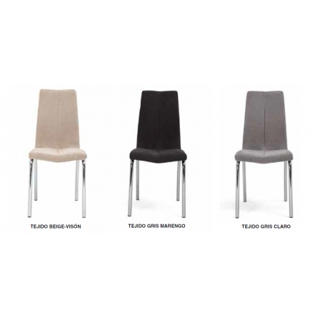 Silla Comedor Modelo Prince Tapizada Varios Colores