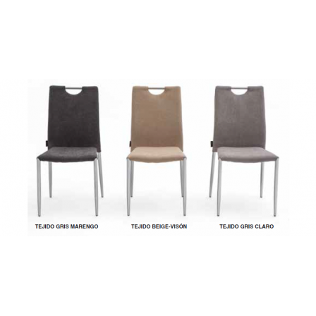 Silla Comedor Romina Tapizada Varios Colores