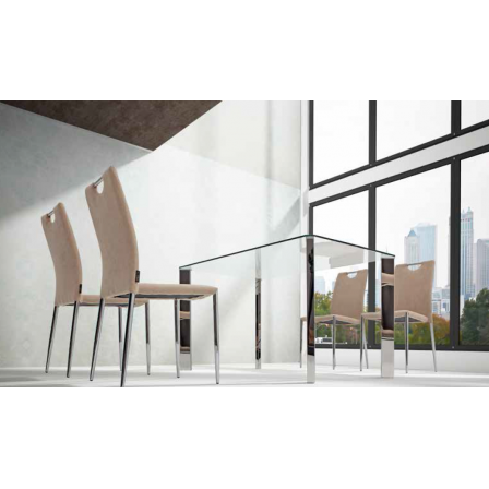 Silla Comedor Romina Tapizada Varios Colores