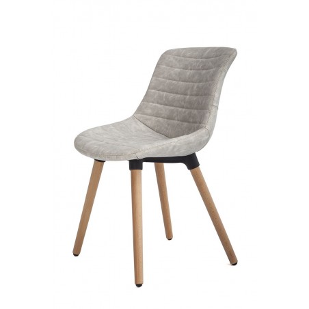 Silla Comedor Tena Ecocuero Varios Colores