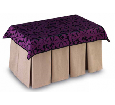 Mesa Camilla Modelo Rocky de 110x70 o 120x70 con Enaguas Incluidas