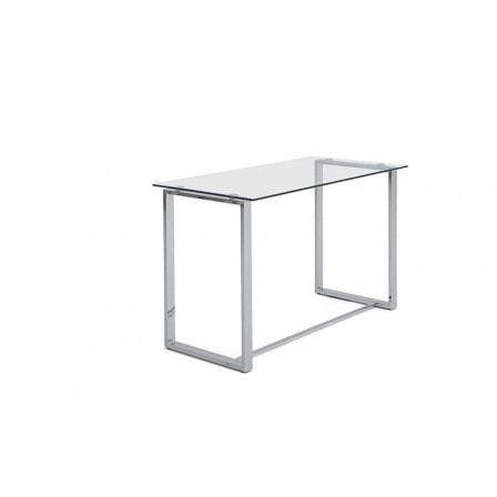 ESCRITORIO URBAN CRISTAL TEMPLADO-ACERO INOXIDABLE VARIAS MEDIDAS