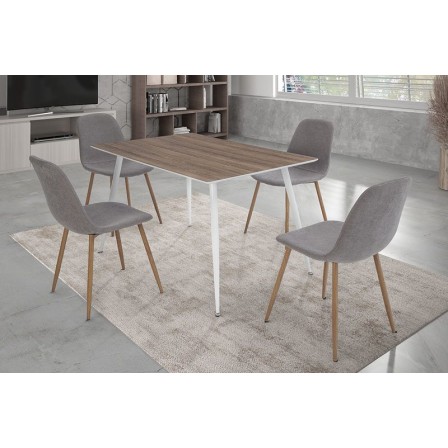 MESA DE COMEDOR PANAMA MDF-ACERO VARIAS MEDIDAS