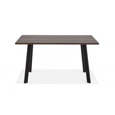 Mesa Comedor Krisis 140x80 Mdf -Metal Negro Varios Colores