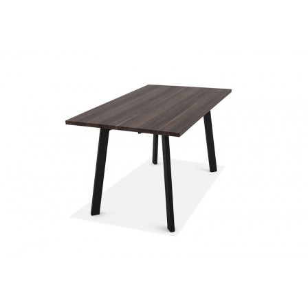 Mesa Comedor Krisis 140x80 Mdf -Metal Negro Varios Colores