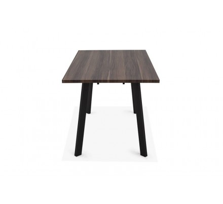 Mesa Comedor Krisis 140x80 Mdf -Metal Negro Varios Colores