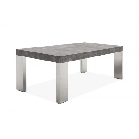 MESA DE CENTRO BÓSFORO MDF-ACERO INOXIDABLE 120X60 VARIOS COLORES