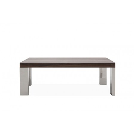 MESA DE CENTRO BÓSFORO MDF-ACERO INOXIDABLE 120X60 VARIOS COLORES