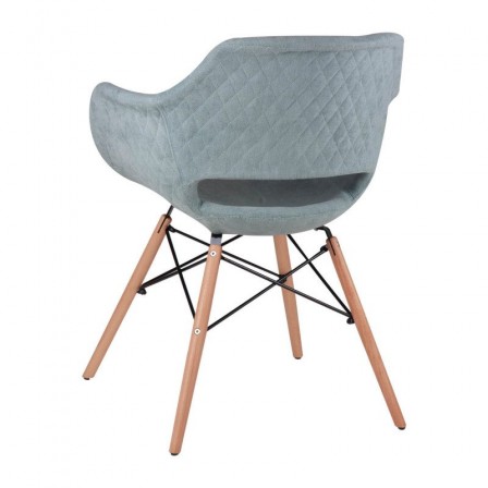 SILLA COMEDOR MODELO DINE TAPIZADA VARIOS COLORES