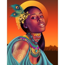 CUADRO MUJER ETNICO 1 - Imagen 1