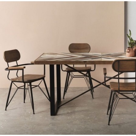MESA COMEDOR FIJA MODELO LOX VARIAS MEDIAS - VARIOS COLORES