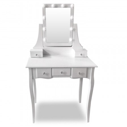 TOCADOR GLAM BLANCO - Imagen 1
