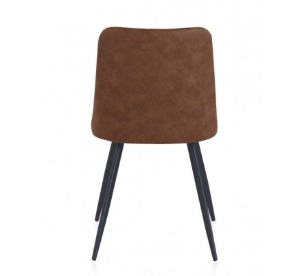 SILLÓN GIRATORIO TAPIZADO MODELO MAURO PATAS METALICAS TERCIOPELO AZUL