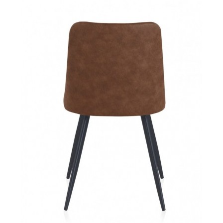 SILLÓN GIRATORIO TAPIZADO MODELO MAURO PATAS METALICAS TERCIOPELO AZUL