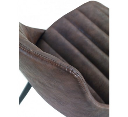 SILLÓN GIRATORIO TAPIZADO MODELO MAURO PATAS METALICAS TERCIOPELO AZUL