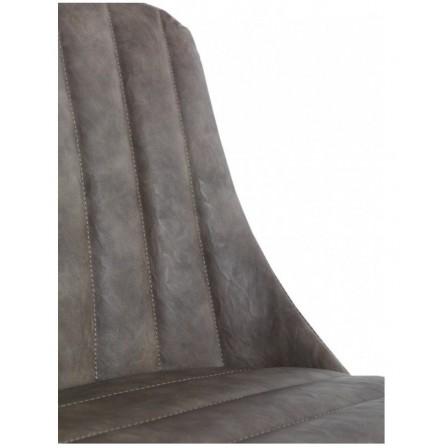 SILLÓN GIRATORIO TAPIZADO MODELO MAURO PATAS METALICAS TERCIOPELO AZUL
