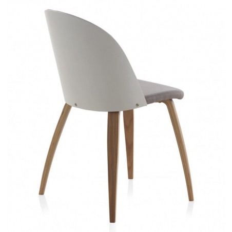 SILLÓN GIRATORIO TAPIZADO MODELO MAURO PATAS METALICAS TERCIOPELO AZUL