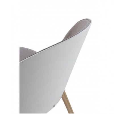 SILLÓN GIRATORIO TAPIZADO MODELO MAURO PATAS METALICAS TERCIOPELO AZUL