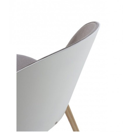 SILLÓN GIRATORIO TAPIZADO MODELO MAURO PATAS METALICAS TERCIOPELO AZUL