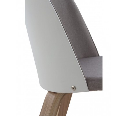 SILLÓN GIRATORIO TAPIZADO MODELO MAURO PATAS METALICAS TERCIOPELO AZUL