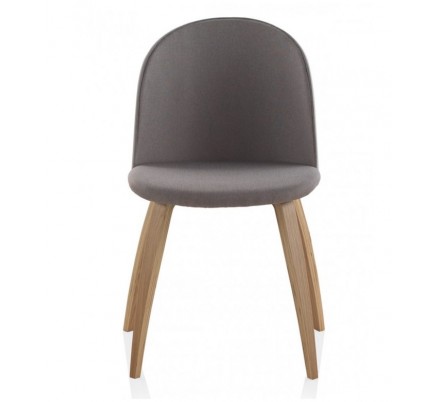 SILLÓN GIRATORIO TAPIZADO MODELO MAURO PATAS METALICAS TERCIOPELO AZUL