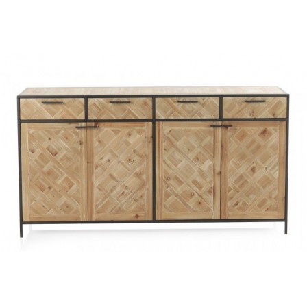 APARADOR 3 PUERTAS 3 CAJONES MODELO DISSET MADERA DE ACACIA 160x105