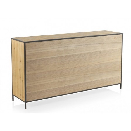 APARADOR 3 PUERTAS 3 CAJONES MODELO DISSET MADERA DE ACACIA 160x105