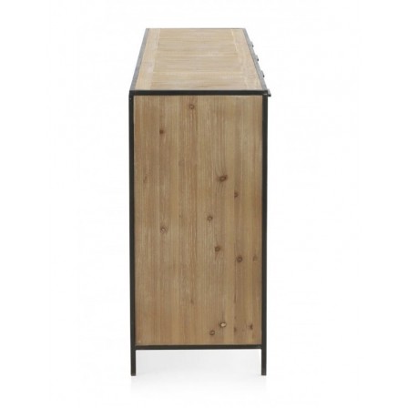 APARADOR 3 PUERTAS 3 CAJONES MODELO DISSET MADERA DE ACACIA 160x105
