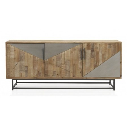 APARADOR 3 PUERTAS 3 CAJONES MODELO DISSET MADERA DE ACACIA 160x105