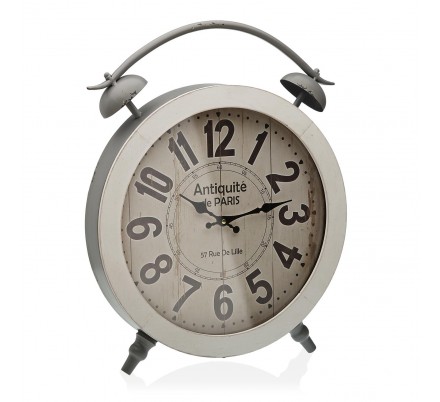 RELOJ SOBREMESA BLANCO 41CM - Imagen 1