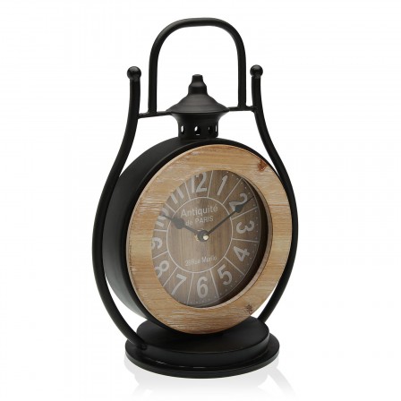 RELOJ SOBREMESA ACB/MADER 26CM - Imagen 1