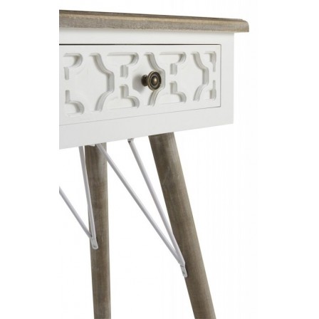 MESITA 3 CAJONES  MADERA DE ABETO MODELO BUDAPES  40X35X67