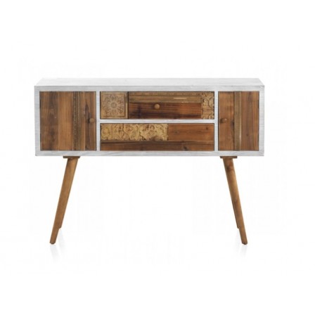 MESITA 3 CAJONES  MADERA DE ABETO MODELO BUDAPES  40X35X67