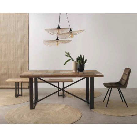 MESA COMEDOR FIJA MODELO LOX VARIAS MEDIAS - VARIOS COLORES