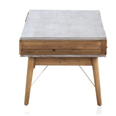 MESITA 3 CAJONES  MADERA DE ABETO MODELO BUDAPES  40X35X67