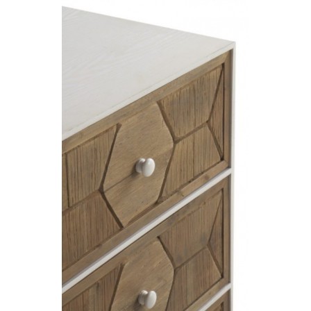 COMODA 1 PUERTA Y 3 CAJONES MADERA DE FRESNO MODELO BEEN 105X40X80