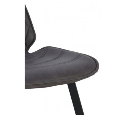 SILLÓN GIRATORIO TAPIZADO MODELO MAURO PATAS METALICAS TERCIOPELO AZUL