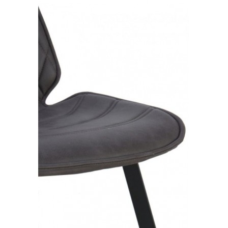 SILLÓN GIRATORIO TAPIZADO MODELO MAURO PATAS METALICAS TERCIOPELO AZUL
